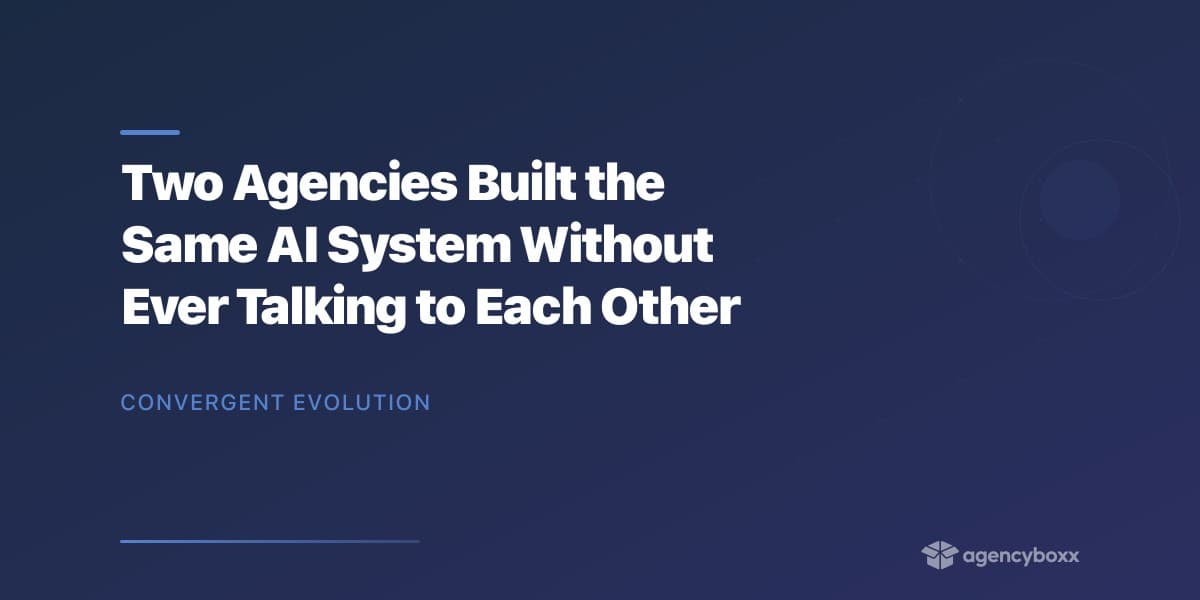 Two Agencies Built the Same AI System Without Ever Talking to Each Other